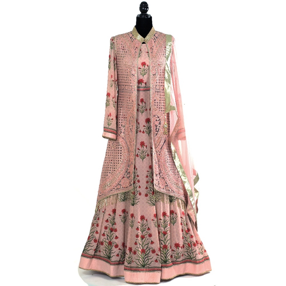 TRINKETS BLOCK PRINT ANARKALI - INDIAN / PAKISTANI